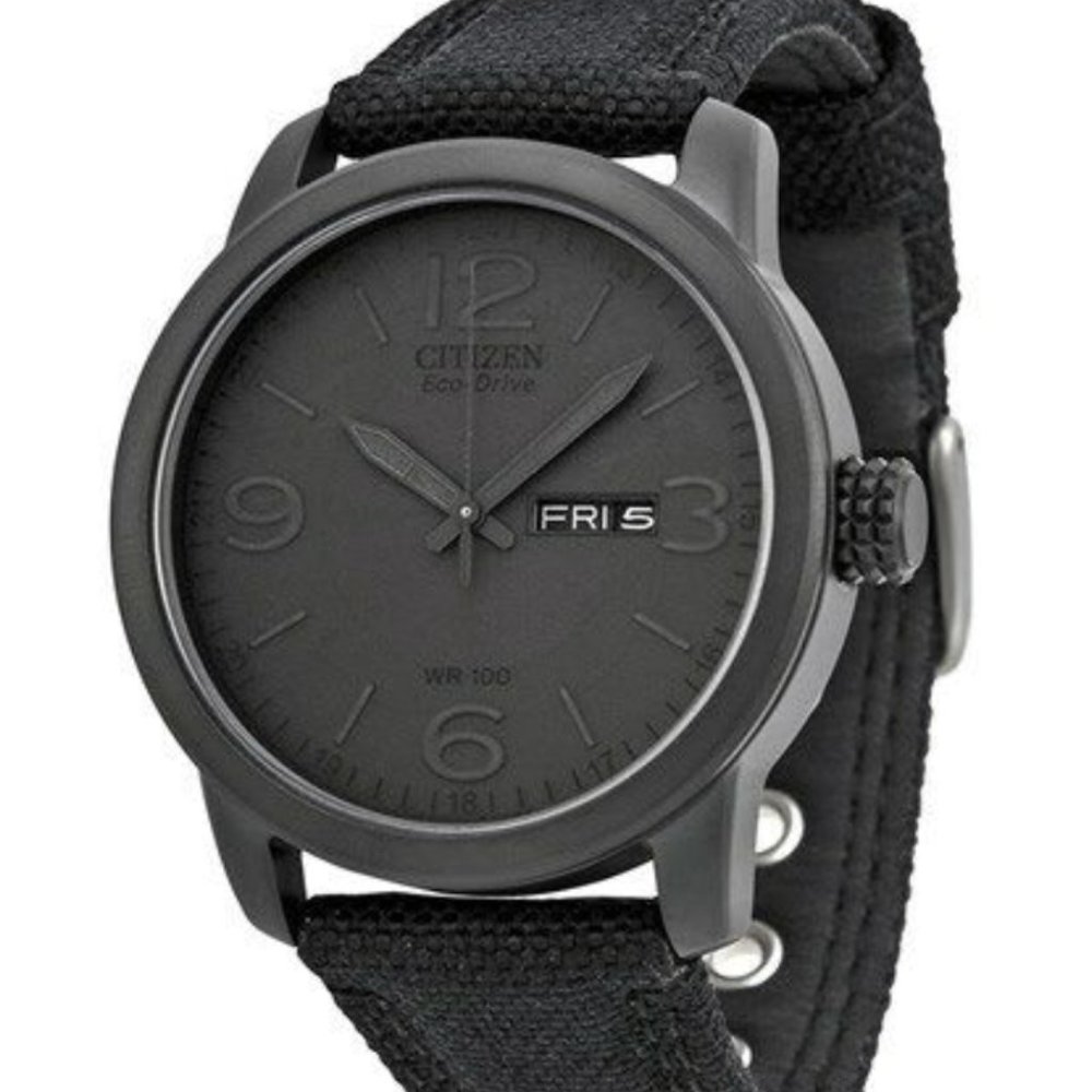Citizen Blacked Out Eco 42mm Watch